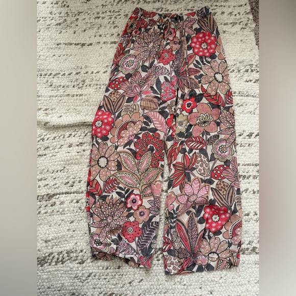 Pierre Louis Masica Pants - Pierre Louis Masica Silk Wide Leg Pants